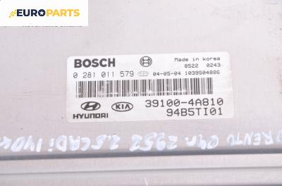 Компютър с контактен ключ за Kia Sorento I SUV (08.2002 - 12.2009) 2.5 CRDi, 140 к.с., № Bosch 0 281 011 579
