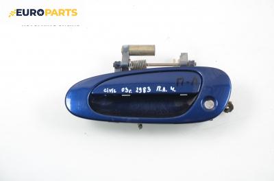 Външна дръжка за Honda Civic VII Hatchback (03.1999 - 02.2006), 2+1 вр., хечбек, позиция: лява