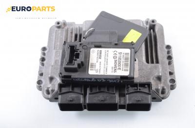 Компютър с четец и карта за Renault Megane II Grandtour (08.2003 - 08.2012) 1.9 dCi, 120 к.с., № Bosch 0 281 011 276