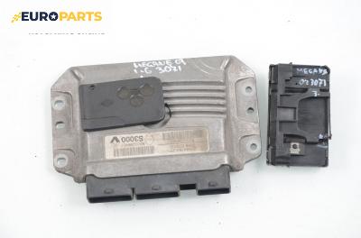 Компютър с четец и карта за Renault Megane II Hatchback (07.2001 - 10.2012) 1.6 16V (BM0C, CM0C), 113 к.с., № 21584153-3B1