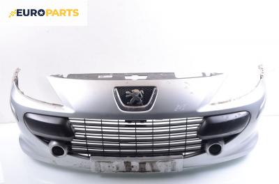 Предна броня за Peugeot 307 Hatchback (08.2000 - 12.2012), хечбек, позиция: предна