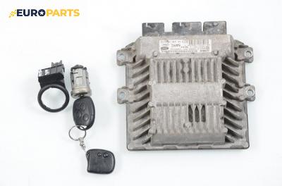 Компютър с контактен ключ и имобилайзер за Ford Fiesta V Hatchback (11.2001 - 03.2010) 1.4 TDCi, 68 к.с., № Siemens 5WS40140E