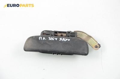 Външна дръжка за Citroen Saxo Hatchback (02.1996 - 04.2004), 4+1 вр., позиция: предна, лява