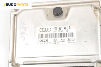 Компютър с контактен ключ за Audi A6 Allroad  C5 (05.2000 - 08.2005) 2.5 TDI quattro, 180 к.с., № Bosch 0 281 010 897