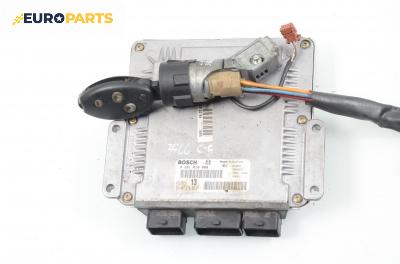 Компютър с контактен ключ за Citroen C5 I Sedan (03.2001 - 03.2005) 2.0 HDi (DCRHZB, DCRHZE), 109 к.с., № Bosch 0 281 010 808