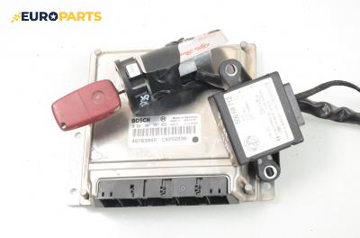 Компютър с контактен ключ и имобилайзер за Alfa Romeo 166 (936) (09.1998 - 06.2007) 2.4 JTD (936A2A), 136 к.с., № Bosch 0 281 001 787