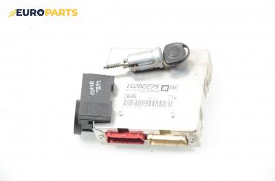 Компютър с контактен ключ и имобилайзер за Opel Corsa B Hatchback (03.1993 - 12.2002) 1.4 i, 60 к.с., № 16202279