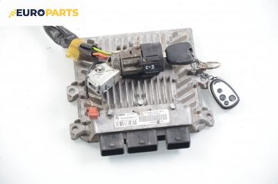 Компютър с контактен ключ за Citroen C3 Hatchback I (02.2002 - 11.2009) 1.4 HDi, 68 к.с., № Siemens 5WS40068C-T