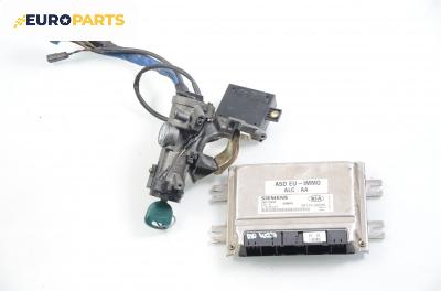 Компютър с контактен ключ и имобилайзер за Kia Rio Sedan I (07.2000 - 04.2006) 1.5 16V, 98 к.с., № 39110-2X066