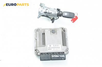 Компютър с контактен ключ за Volkswagen Touran Minivan (02.2003 - 05.2010) 1.6 FSI, 115 к.с., № Bosch 0 261 S02 042