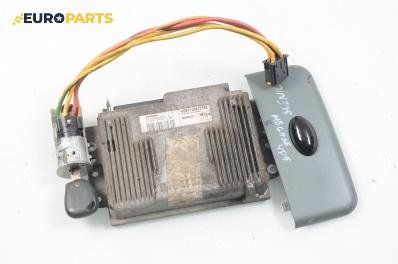 Компютър с контактен ключ за Renault Megane Scenic (10.1996 - 12.2001) 1.6 e (JA0F), 90 к.с., № Simens S115300202 A
