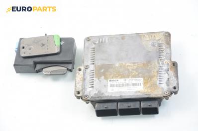 Компютър с четец и карта за Renault Laguna II Grandtour (03.2001 - 12.2007) 1.9 dCi (KG0G), 120 к.с., № Bosch 0 281 010 556