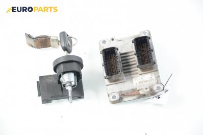 Компютър с контактен ключ и имобилайзер за Opel Agila A Hatchback (09.2000 - 12.2007) 1.0 12V, 58 к.с., № GM 0 261 206 273