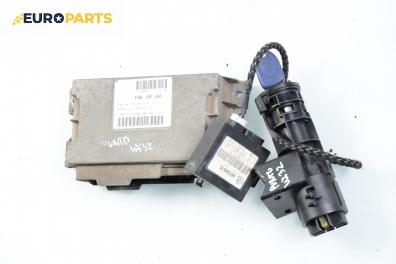 Компютър с контактен ключ и имобилайзер за Fiat Punto Hatchback (09.1993 - 09.1999) 55 1.1, 54 к.с., № Magneti Marelli IAW 16F.EB