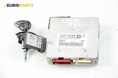Компютър с контактен ключ и имобилайзер за Opel Tigra Coupe (07.1994 - 12.2000) 1.6 16V, 106 к.с., № GM 16214249