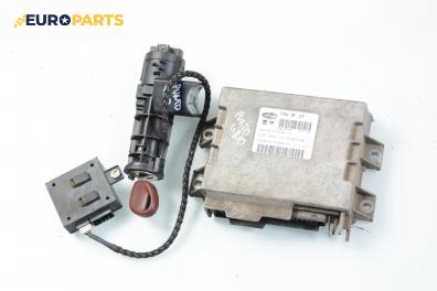 Компютър с контактен ключ и имобилайзер за Fiat Punto Hatchback (09.1993 - 09.1999) 75 1.2, 73 к.с., № Magneti Marelli IAW 8F.5T
