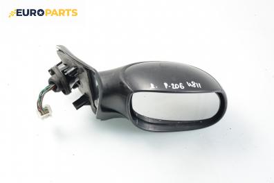 Огледало за Peugeot 206 Hatchback (08.1998 - 12.2012), 2+1 вр., позиция: дясна