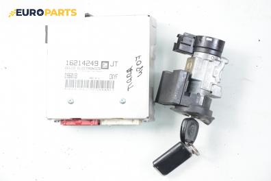 Компютър с контактен ключ и имобилайзер за Opel Tigra Coupe (07.1994 - 12.2000) 1.6 16V, 106 к.с., № GM 16214249