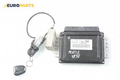 Компютър с контактен ключ и имобилайзер за Daewoo Matiz Hatchback (09.1998 - 01.2005) 0.8, 52 к.с., № 96291050