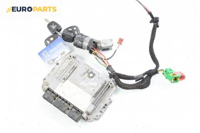 Компютър с контактен ключ за Peugeot 307 Hatchback (08.2000 - 12.2012) 1.4 HDi, 68 к.с., № 96 465 601 80
