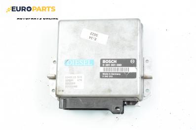 Компютър двигател за BMW 5 Series E34 Sedan (12.1987 - 11.1995) 524 td, 115 к.с., № Bosch 0 281 001 080