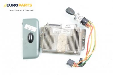 Компютър с контактен ключ за Renault Megane Scenic (10.1996 - 12.2001) 1.6 e (JA0F), 90 к.с., № Siemens S115300202 A