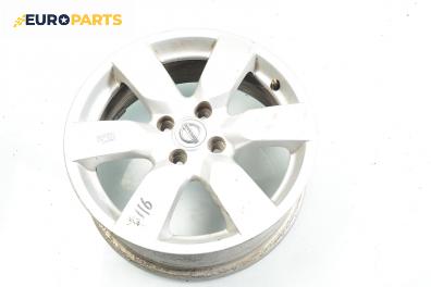 Алуминиеви джанти за Nissan Note Minivan (01.2005 - 06.2013) 16 цола, ширина 6