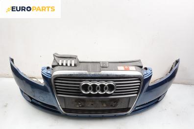 Предна броня за Audi A4 Sedan B7 (11.2004 - 06.2008), седан, позиция: предна