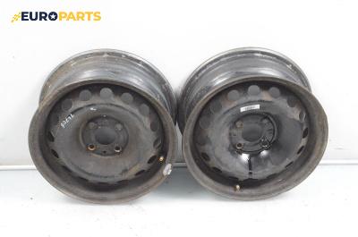 Стоманени джанти за Fiat Bravo I Hatchback (1995-10-01 - 2001-10-01) 14 цола, ширина 6, ET 43 (Цената е за 2 бр.)