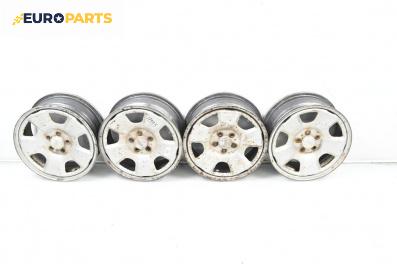 Стоманени джанти за Subaru Forester SUV I (03.1997 - 09.2002) 15 цола, ширина 6 (Цената е за комплекта)