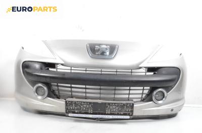 Предна броня за Peugeot 207 Hatchback (02.2006 - 12.2015), хечбек, позиция: предна