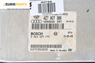 Компютър ABS/ESP за Audi A6 Allroad  C5 (05.2000 - 08.2005), № 0265109475 / 4Z7907389