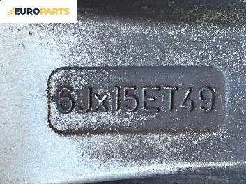 Алуминиеви джанти за Opel Vectra B Sedan (09.1995 - 04.2002) 15 цола, ширина 6, ET 49 (Цената е за комплекта)