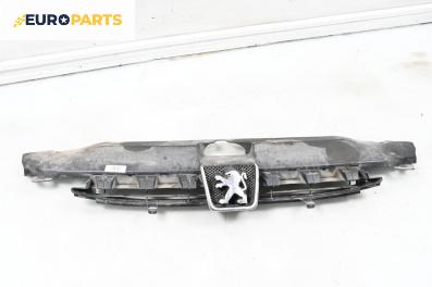 Решетка за Peugeot 307 Hatchback (08.2000 - 12.2012), хечбек, позиция: предна