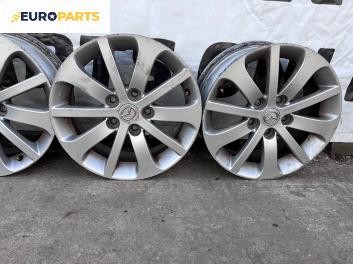 Алуминиеви джанти за Mazda 5 Minivan I (02.2005 - 12.2010) 16 цола, ширина 6.5, ET 52.5 (Цената е за комплекта)