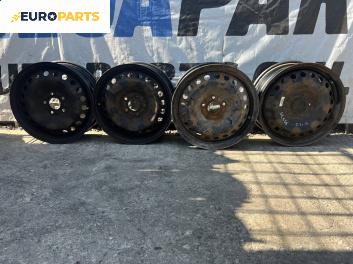 Стоманени джанти за Ford Focus II Hatchback (07.2004 - 09.2012) 16 цола, ширина 6.5 (Цената е за комплекта)