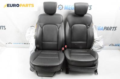Кожен салон с ел. регулиране и подгрев за Hyundai Santa Fe III SUV (09.2012 - 12.2018), 4+1 вр.