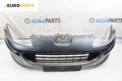 Предна броня за Peugeot 407 Sedan (02.2004 - 12.2011), седан, позиция: предна