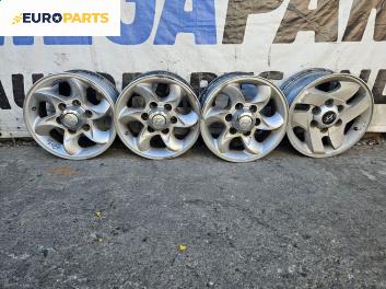 Алуминиеви джанти за Hyundai Terracan SUV (06.2001 - 12.2008) 16 цола, ширина 7.5 (Цената е за комплекта)