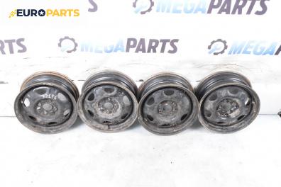 Стоманени джанти за Chevrolet Geo Strom Hatchback (01.1990 - 12.1993) 15 цола, ширина 5.5 (Цената е за комплекта)