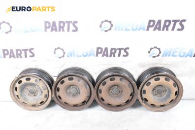 Стоманени джанти за Volkswagen Bora Sedan (10.1998 - 12.2013) 15 цола, ширина 6 (Цената е за комплекта)