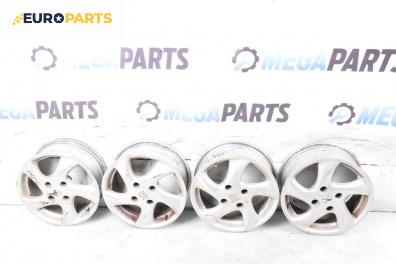 Алуминиеви джанти за Peugeot 206 CC Cabrio (09.2000 - 12.2008) 15 цола, ширина 6 (Цената е за комплекта)