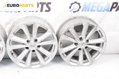 Алуминиеви джанти за Nissan Qashqai I SUV (12.2006 - 04.2014) 17 цола, ширина 7 (Цената е за комплекта)