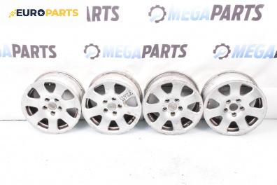 Алуминиеви джанти за Audi A4 Sedan B6 (11.2000 - 12.2004) 16 цола, ширина 7 (Цената е за комплекта)