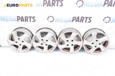 Алуминиеви джанти за Peugeot 206 CC Cabrio (09.2000 - 12.2008) 15 цола, ширина 6 (Цената е за комплекта)