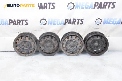 Стоманени джанти за Peugeot 206 Hatchback (08.1998 - 12.2012) 14 цола, ширина 5.5, ET 34 (Цената е за комплекта)