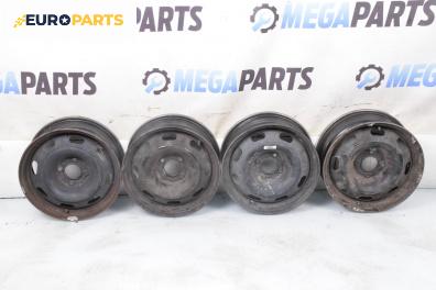 Стоманени джанти за Citroen C3 Hatchback I (02.2002 - 11.2009) 15 цола, ширина 6 (Цената е за комплекта)