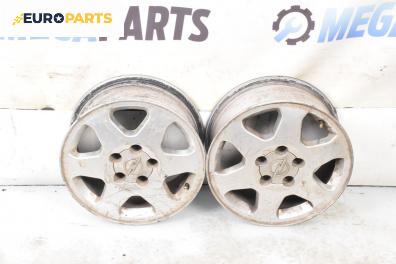 Алуминиеви джанти за Opel Zafira A Minivan (04.1999 - 06.2005) 15 цола, ширина 6 (Цената е за 2 бр.)