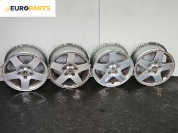 Алуминиеви джанти за Volkswagen Touran Minivan I (02.2003 - 05.2010) 15 цола, ширина 6.5 (Цената е за комплекта)