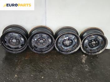 Стоманени джанти за Honda Civic VI Hatchback (10.1995 - 02.2001) 14 цола, ширина 6 J (Цената е за комплекта)